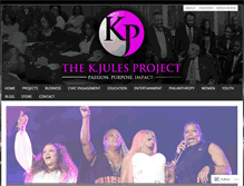 Tablet Screenshot of kjulesproject.com